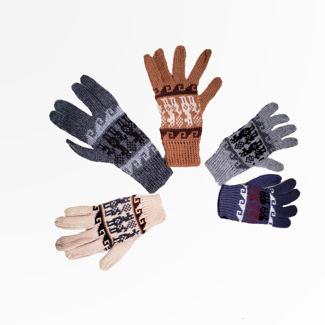 Peruvian alpaca gloves