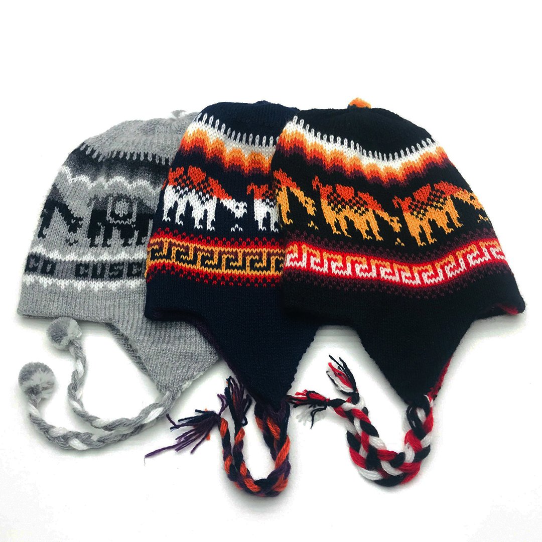 Andean hat of Peruvian colors